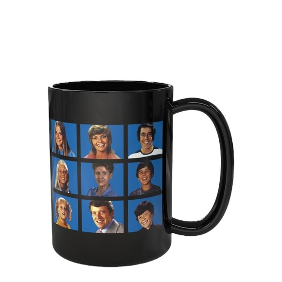 Zak Designs Brady Bunch Graphic Coffee Cup – Vibrant 80’s Retro Pop Art 12oz Mug - Picture 2 of 8
